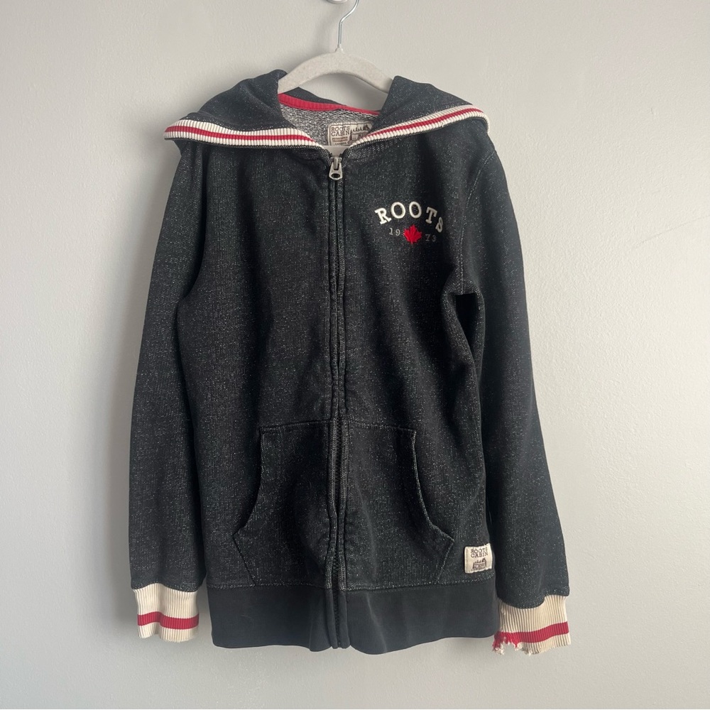 FREE ADD ON - Roots Kids Black Zip-Up Hoodie